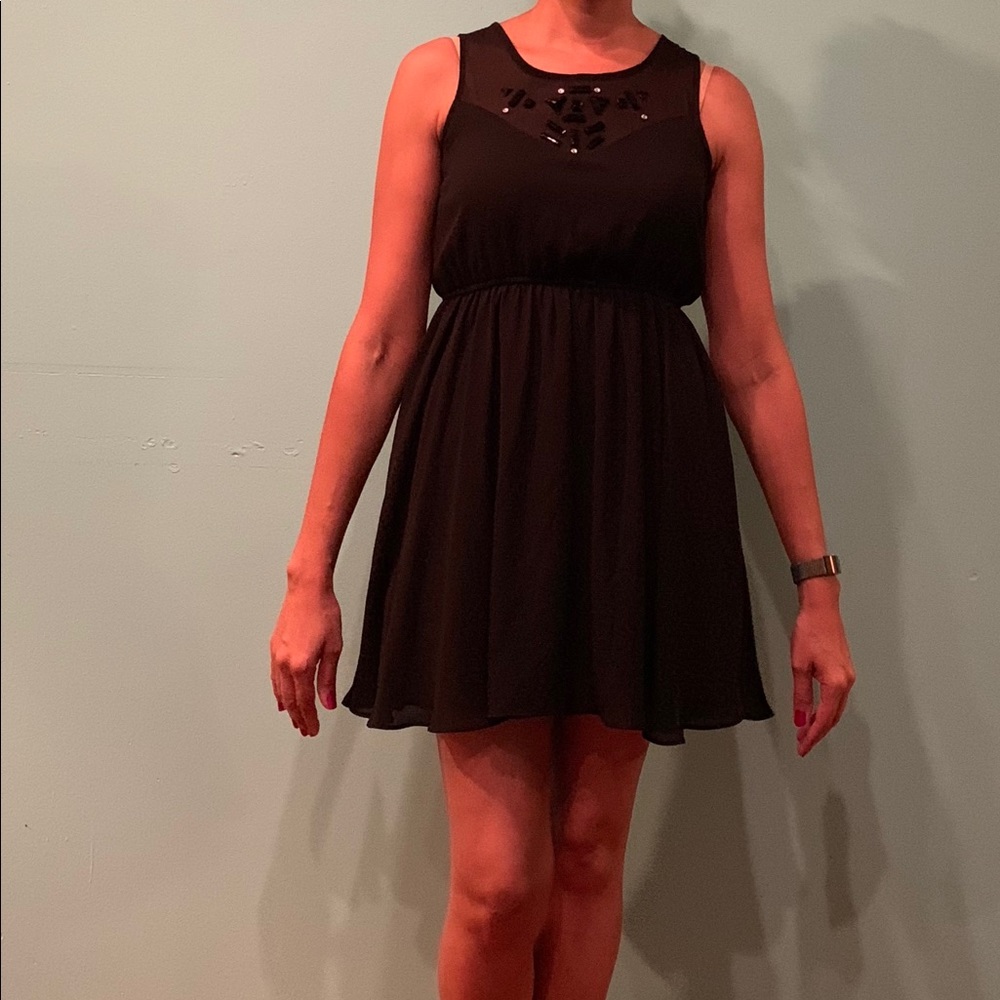Forever 21 Black Skater Dress